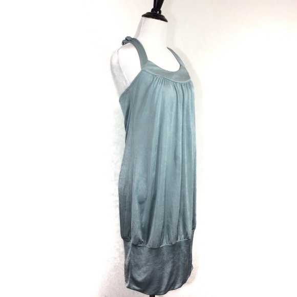 ❌SOLD❌ Marciano Halter Tiffany Blue Trumpet Dress - Picture 2 of 6